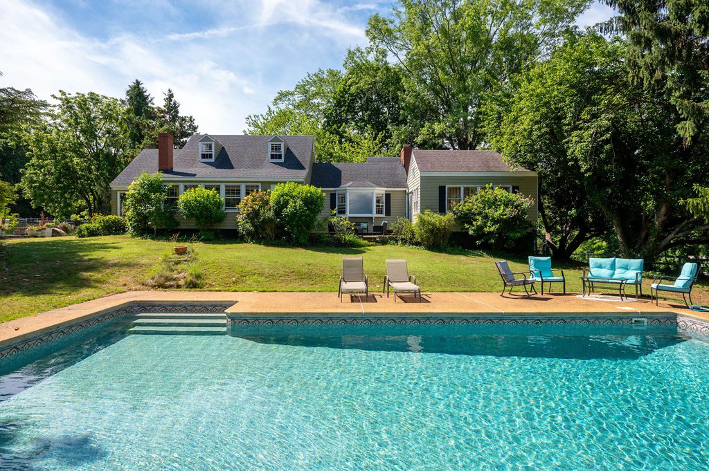 Swimming pool perfect for summer days in Albemarle County